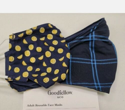 Goodfellow & Co. Adult Reusable Face Masks 10-2 Pack OSFM Fabric Cloth New!