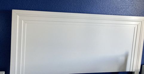 White wood Bed frame And head board