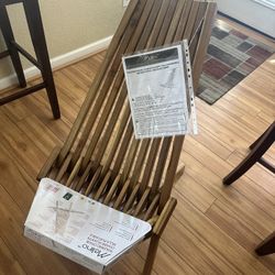 Melino Wooden Folding Chair 