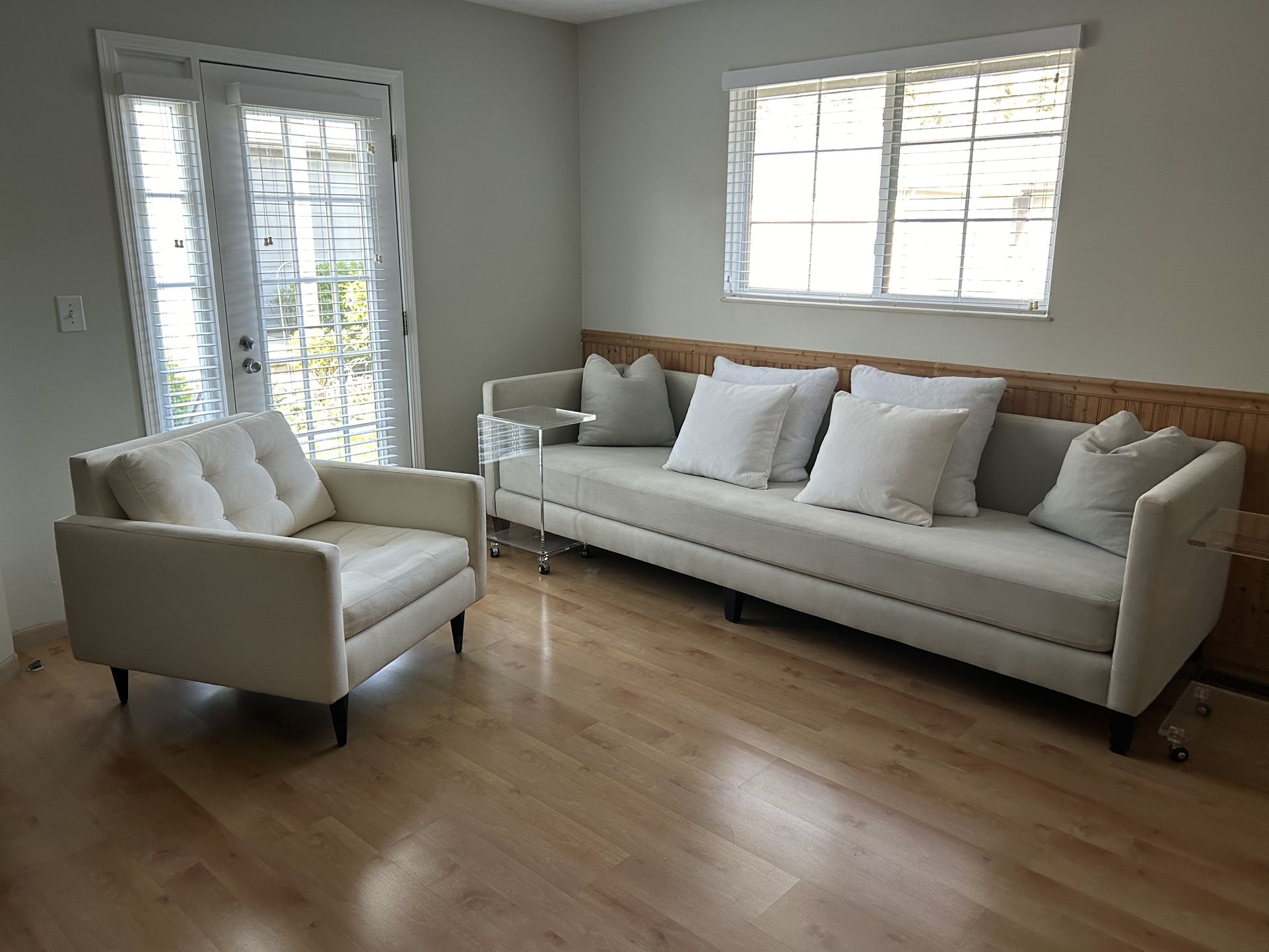 Crate & Barrel Sofa & Chair