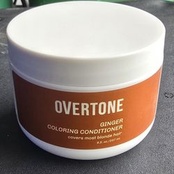 Overtone Ginger Coloring Conditioner Sealed 8 fl oz Semi-Permanent