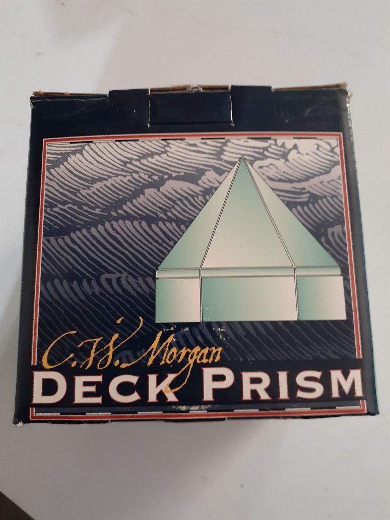 Deck prism for lighting dark areas