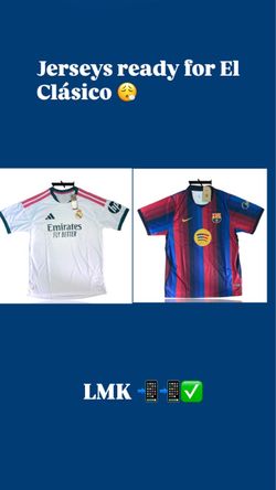 Real Madrid Barcelona Jerseys READY ✅