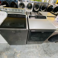 Whirlpool Top Load Washer And Dryer Large Capacity 11$ Down Payment