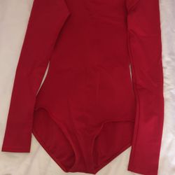 Capezio Red Leotard Size: Small
