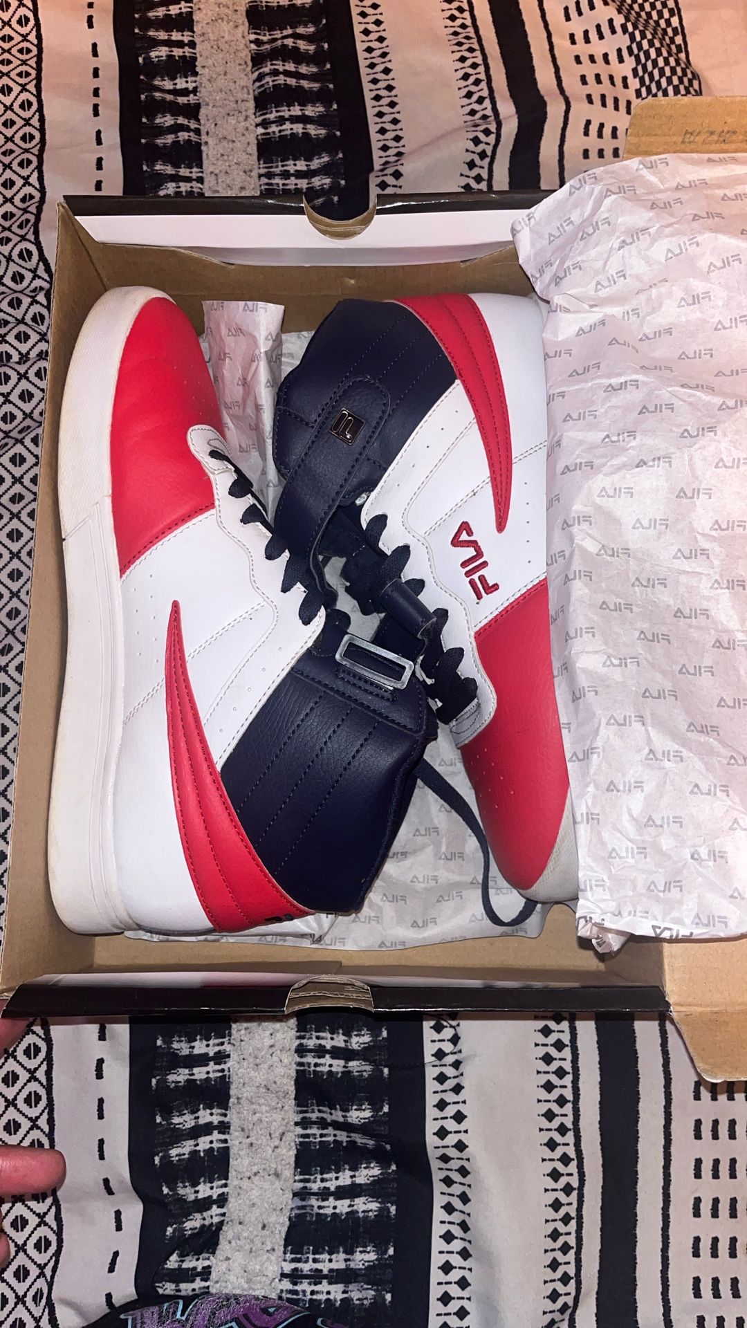 Fila Size9 Blue And Red 