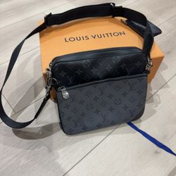 *100% Authentic* Louis Vuitton Trio Messenger Bag Monogram Eclipse
