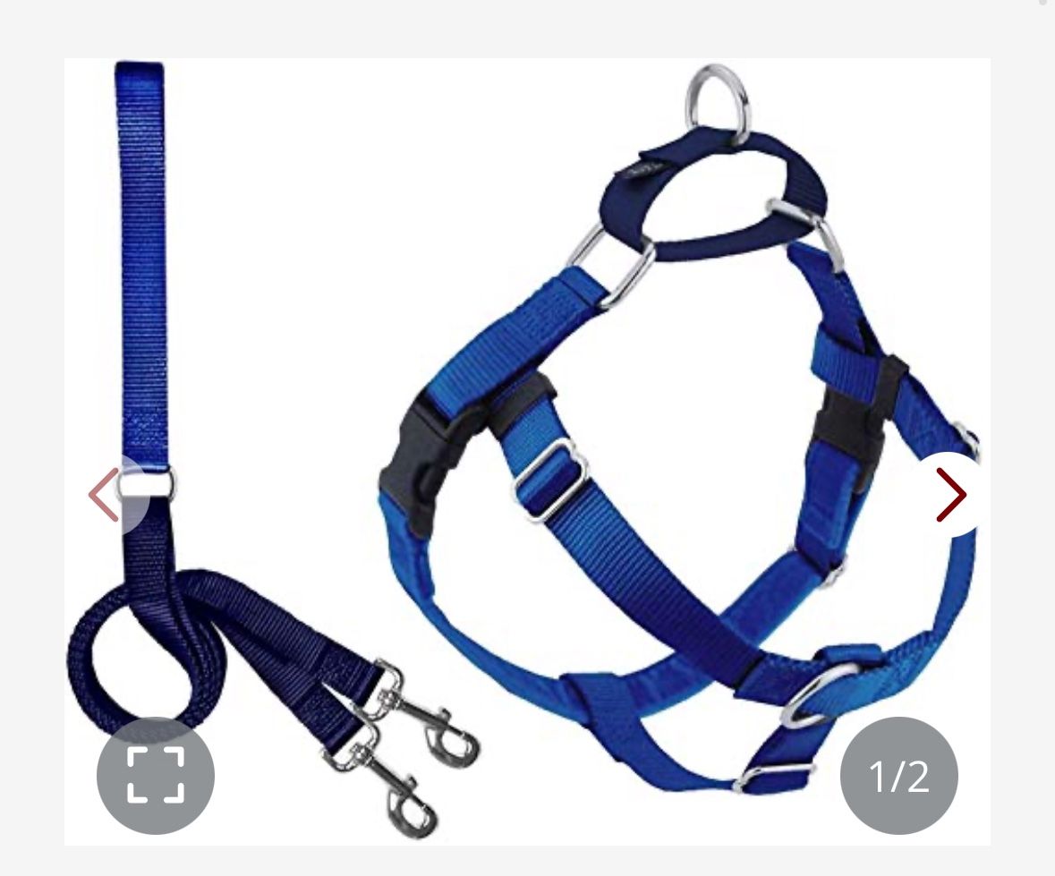2 Hounds Design (The Brand) Freedom No Pull Dog Harness Adjustable Gentle Comfortable Control For Easy Dog Walking 