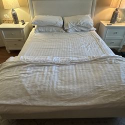 Upholstered Queen Bed Frame