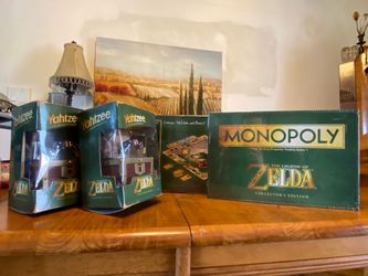 Zelda Monopoly and Yahtzee collectors edition