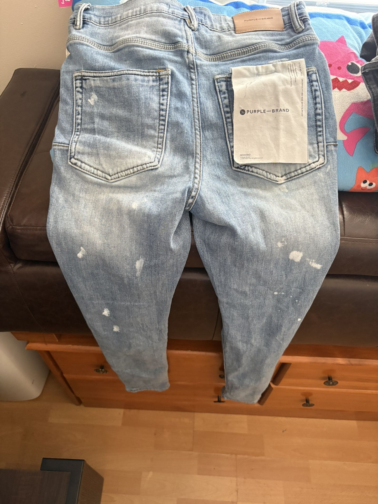 Purple jeans authentic
