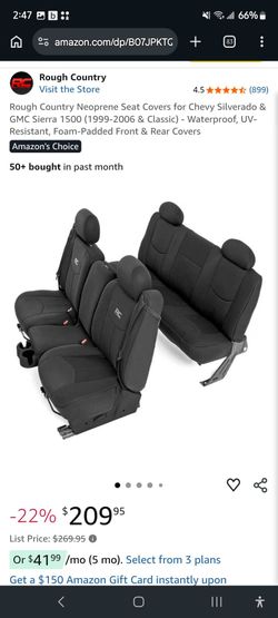 Rough Country 1(contact info removed) Chevy Silverado Seat Covers