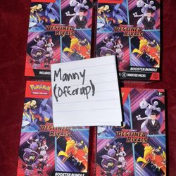 Pokemon Destined Rivals Booster bundle