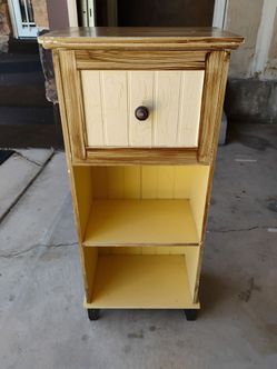Wooden Shelf with Drawer - Clean - Ready to Use