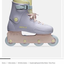 Impala Fairy Floss Inline Skates + Pads – Women’s 10 – Worn Once – $155