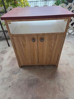 Vintage Microwave Stand or Storage Cabinet