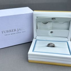 STUNNING 18 Kt. WHITE GOLD DIAMOND RING 1.55 cts. 