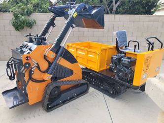 Mini Track Skid Steer Loader and Track Dumper (read)