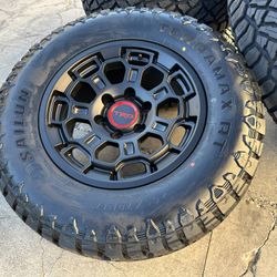 17" TRD PRO wheels Toyota Tacoma 4Runner Tundra Sequoia FJ tires rims