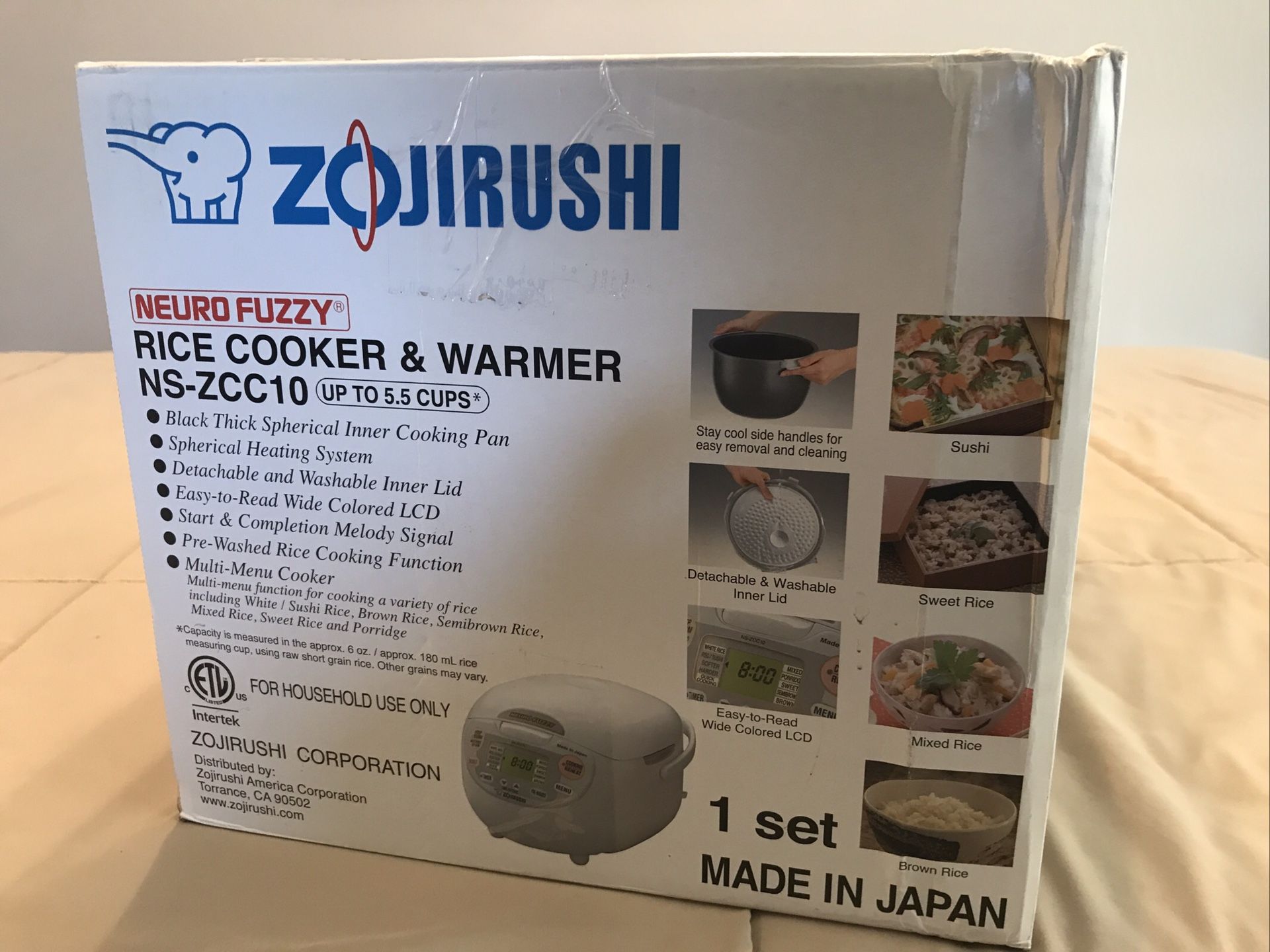 Zojirushi Rice Cooker 5.5 Cups New for Sale in Indianapolis, IN