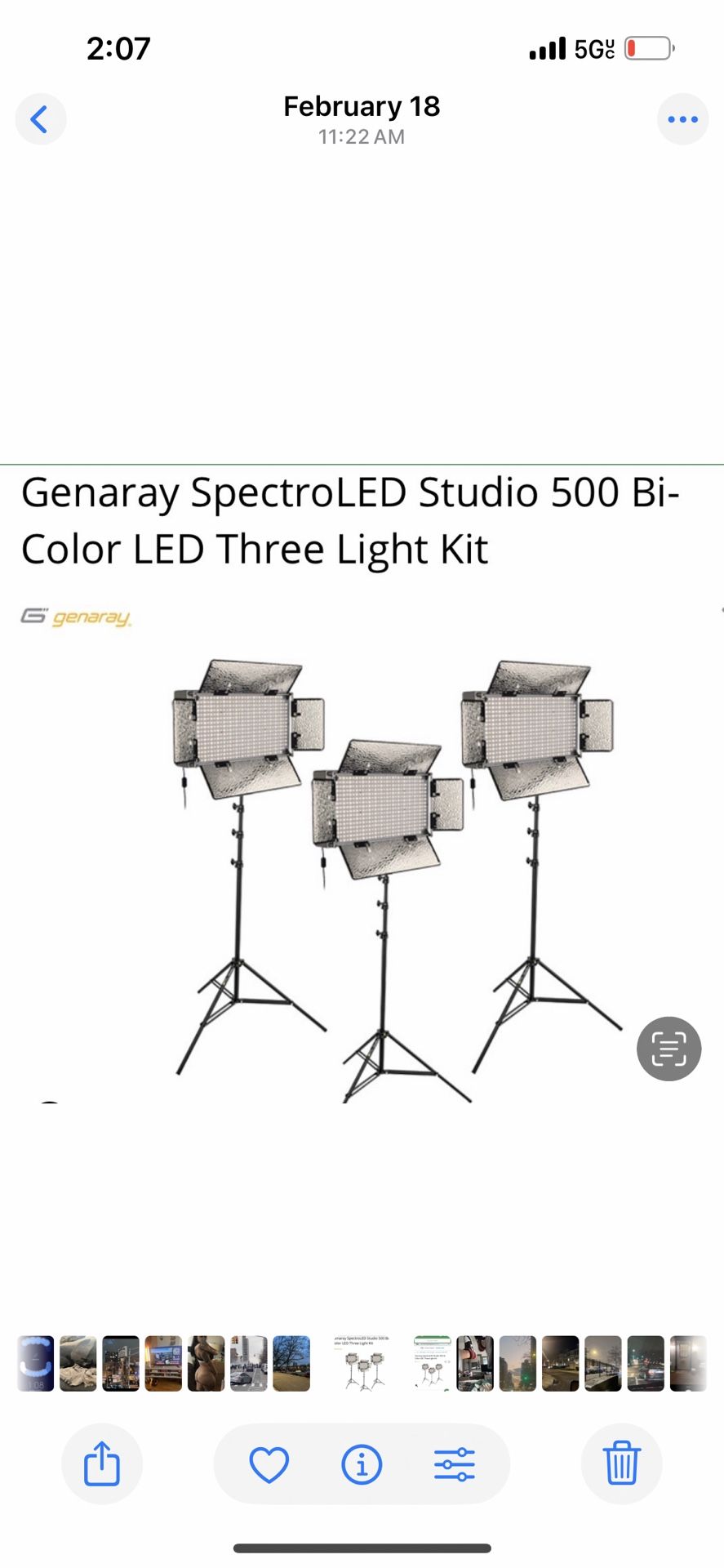 Genaray SpectroLED Studio 500 BiColor LED Three Light Kit