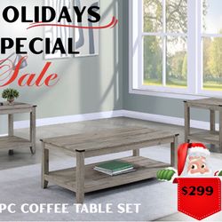 3 Pc Coffee Table 