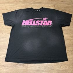 Hellstar Rhinestone Short Sleeve T-shirt  