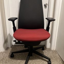 Haworth Fern Office Chair- Red 