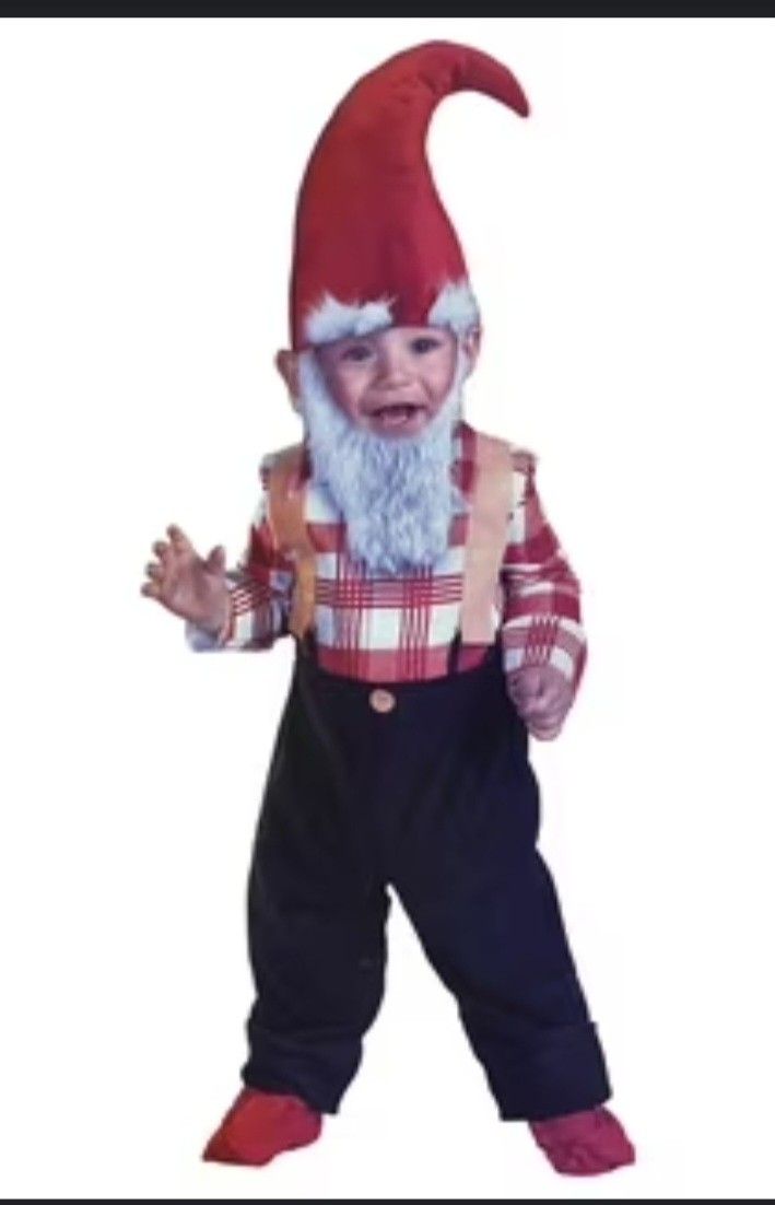 Toddler Gnome Halloween Costume Size 2