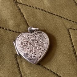 Sterling Heart Locket 