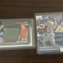 Dodgers MVP Shohei Ohtani (2) card lot