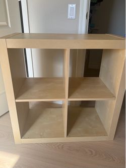 Wood Cube Shelf