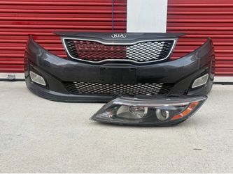 2016 Kia optima bumper and headlights
