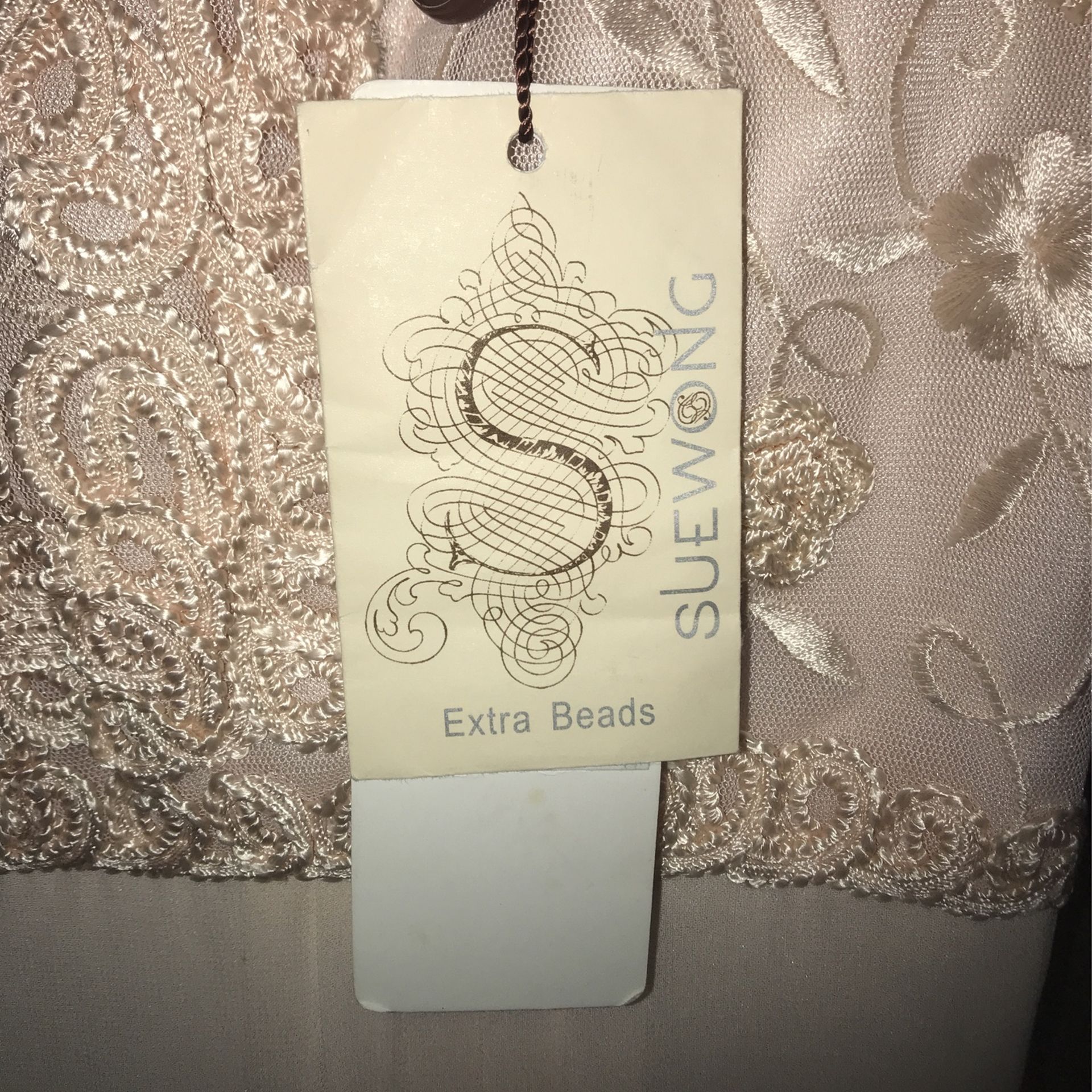 Beautiful Blush SUE WONG dress NWT Sz0