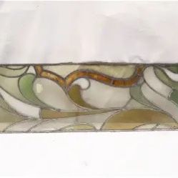 Vintage Leaded Glass Panel