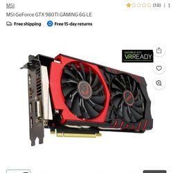 MSI gxt 980ti 6 gb