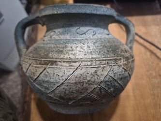 Antique Double-Handled Ceramic Pot