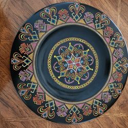  Wood Carved Plate