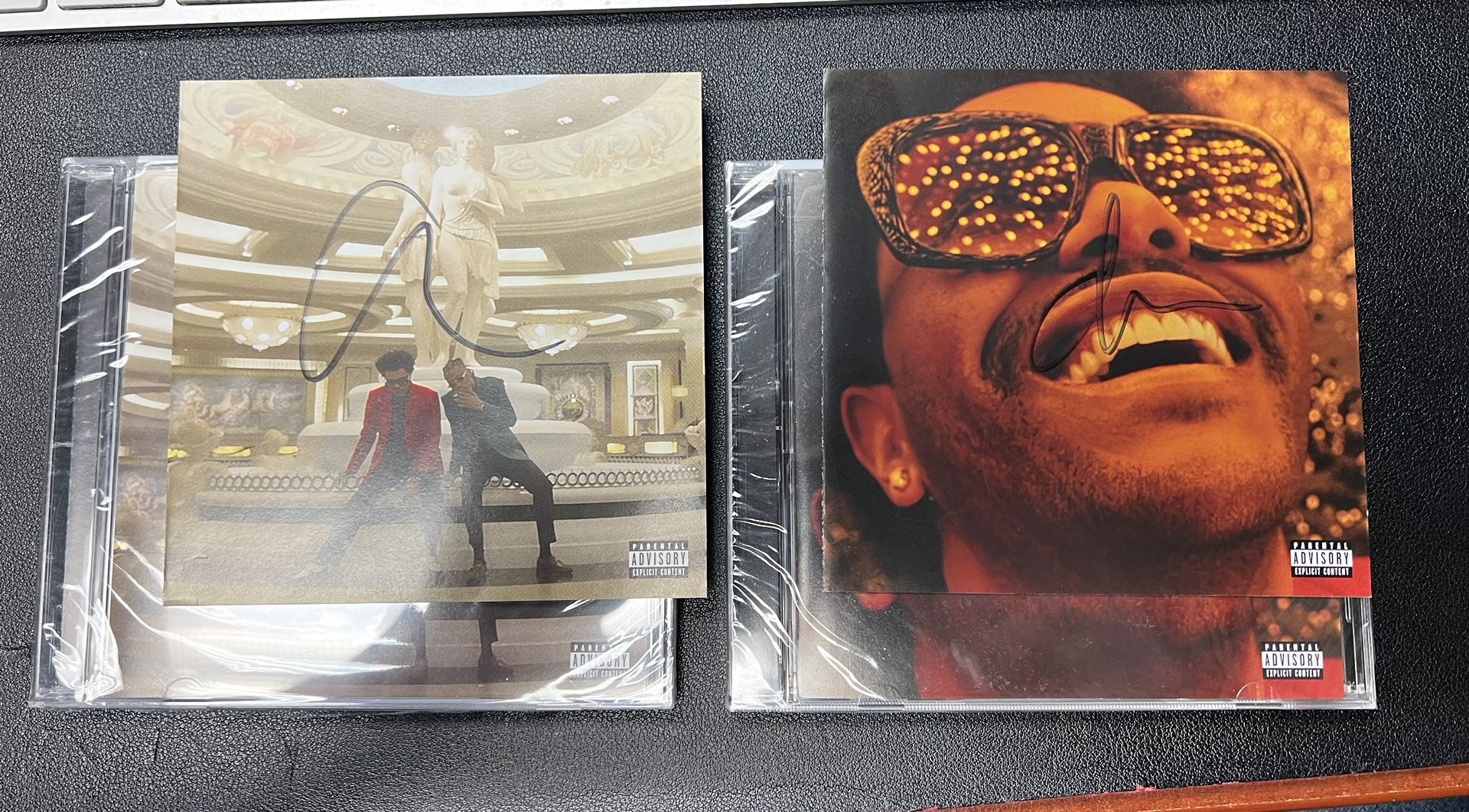 The Weeknd Heartless And Blinding Lights Signed Collectors CDs