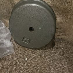 Vintage weights and bars for 0.9$/lb