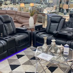 Power recliners and power headrest In Stock