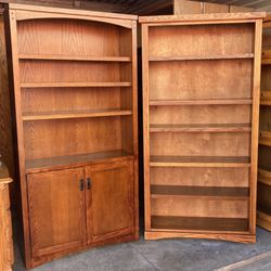 Pair of Mission Oak Bookcases