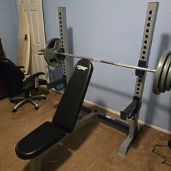 Bench And Weight Set