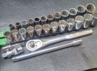 Large Craftsman 1/2" drive metric and SAE 12 points socket sets 🇺🇸
