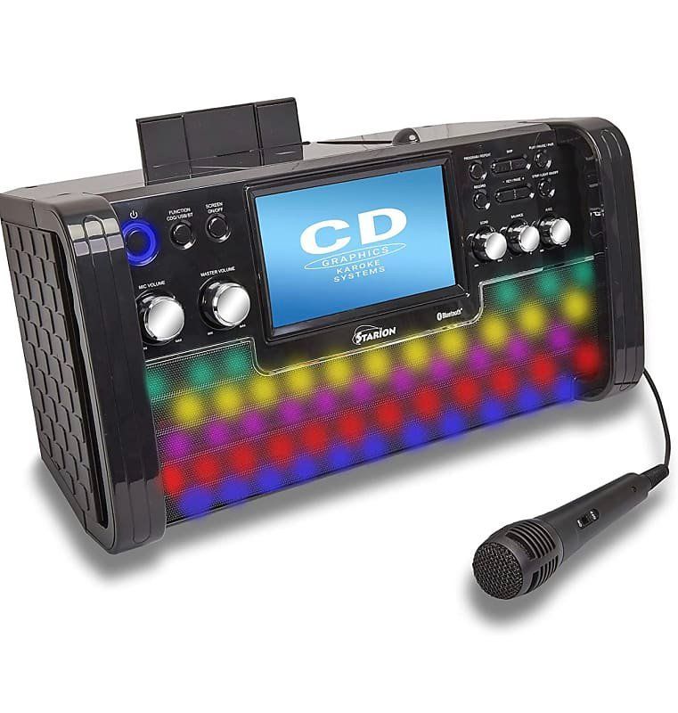 Starion KS780-B Karaoke Machine W/ Built in Stereo Speakers and Tablet Holder BRAND NEW