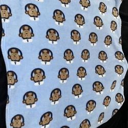 Garanimals Monkey Captain Sailor Blue Baby Blanket