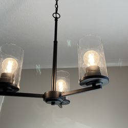 Three Light Chandelier 
