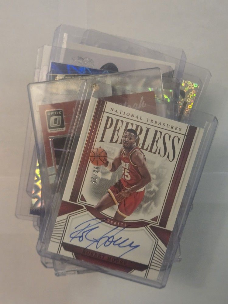 22 Autographed Basketball Cards, Serial Numbered And Non Numbered Cards