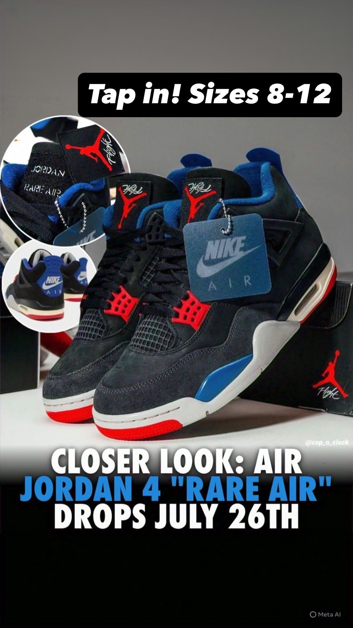 Jordan 4 “Rare Air”