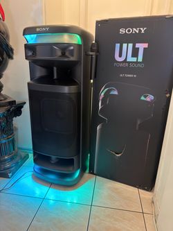 Sony ≠ ULT Tower 10 Bluetooth Party Speaker System - LED Lights, Microphone, TV Sound Booster & Bass